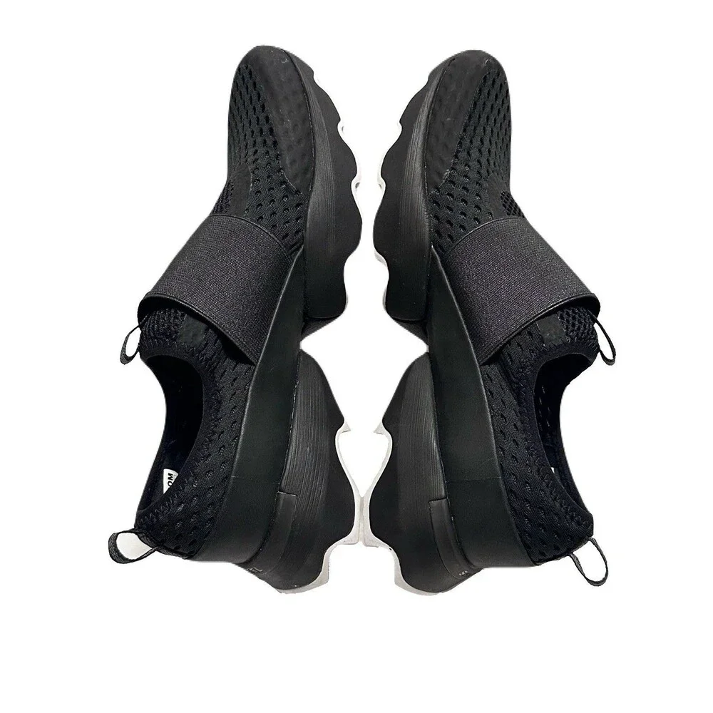 NEW Sorel Womens Size 8.5 Black Kinetic Impact Strap Pull On Activewear Sneakers